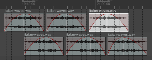 What it might look like if the technique above to indefinitely extend sounds/ambience with crossfades is employed